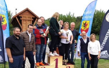 Podium podczas Retrorajdu 