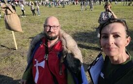Jako Sędziw&oacute;j z Szubina w czasie festynu rodzinnego w Szubinie 2022