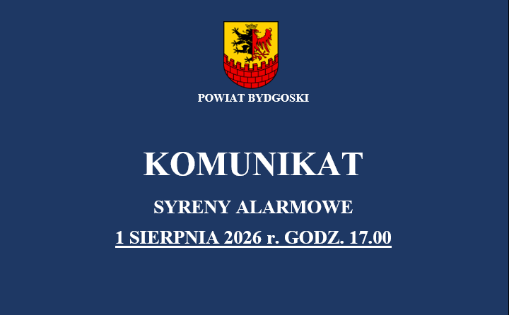 Zdjęcie do Komunikat &ndash; syreny alarmowe 1 sierpnia 2026 r.