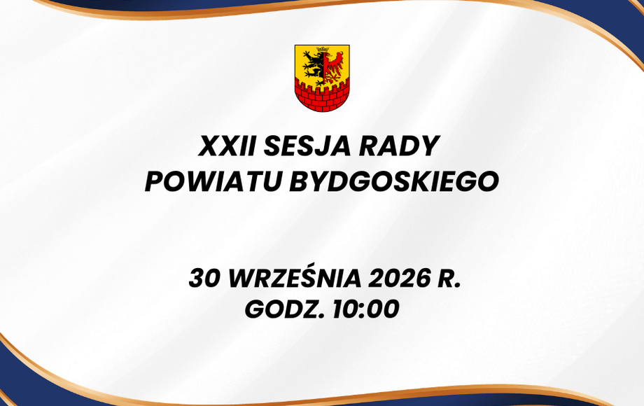 Zdjęcie do XXII Sesja Rady Powiatu Bydgoskiego
