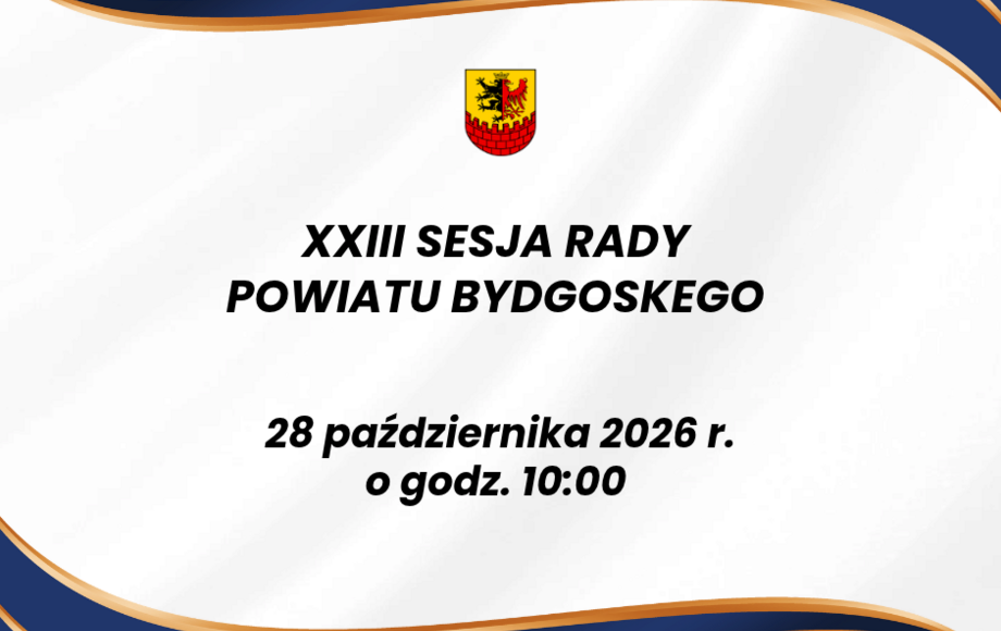 Zdjęcie do XXIII SESJA RADY POWIATU BYDGOSKIEGO