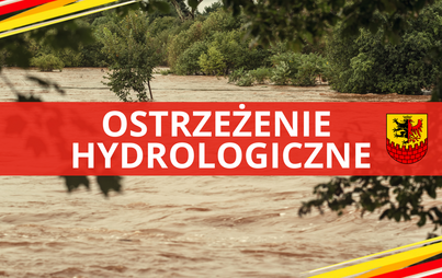 Zdjęcie do Zjawisko: wezbranie z przekroczeniem stan&oacute;w ostrzegawczych Stopień: 2
