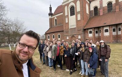 Zdjęcie do Studenci Politechniki Bydgoskiej z wizytą studyjną w powiecie bydgoskim!