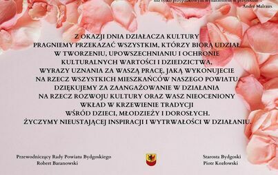 Zdjęcie do 29 maja - Dzień Działacza Kultury