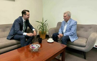 Zdjęcie do Spotkanie Starosty Bydgoskiego z Senatorem Andrzejem Kobiakiem