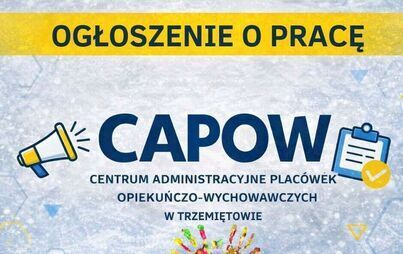 Zdjęcie do Ogłoszenie o pracę &ndash; Centrum Administracyjne Plac&oacute;wek Opiekuńczo-Wychowawczych w Trzemiętowie