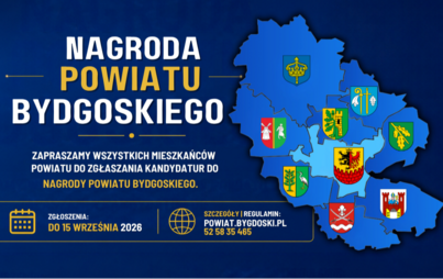 Zdjęcie do Zgłoś kandydata do Nagrody Powiatu Bydgoskiego!