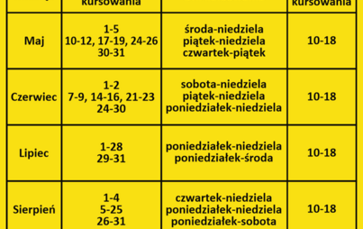 Zdjęcie do Harmonogram funkcjonowania promu "KORONOWO" 