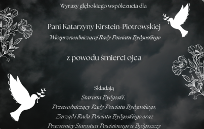 Zdjęcie do Wyrazy głębokiego wsp&oacute;łczucia z powodu śmierci ojca