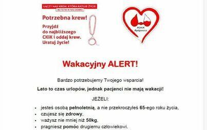 Zdjęcie do Potrzebna krew!