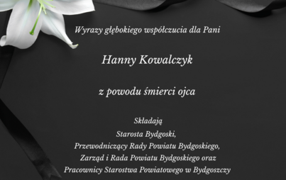 Zdjęcie do Wyrazy wsp&oacute;łczucia z powodu śmierci ojca