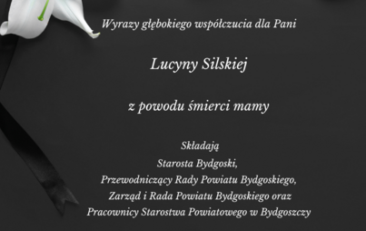 Zdjęcie do Wyrazy wsp&oacute;łczucia z powodu śmierci mamy