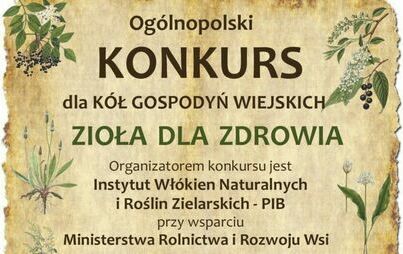 Zdjęcie do Konkursu dla KGW &bdquo;Zioła dla Zdrowia&rdquo;